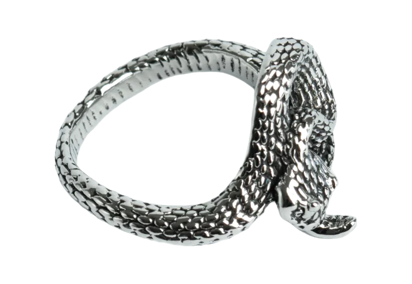 Anillo Elegancia Letal Serpiente, fotografía del catálogo Draco