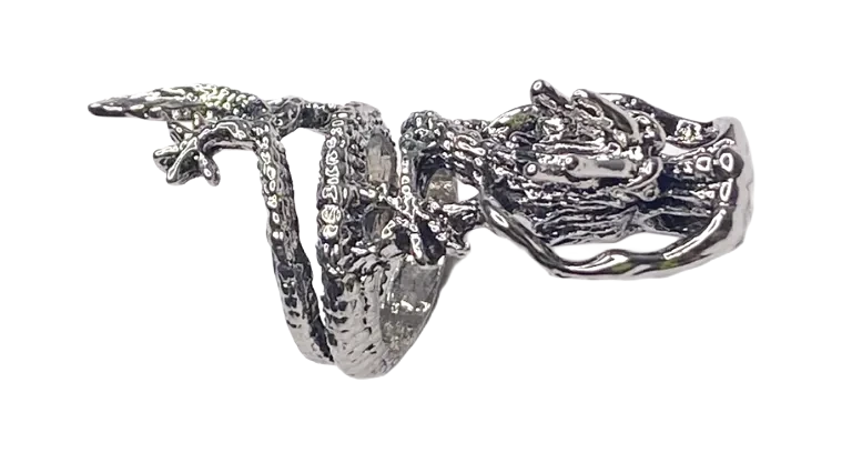 Anillo Espiral de Dragón Místico, fotografía del catálogo Draco