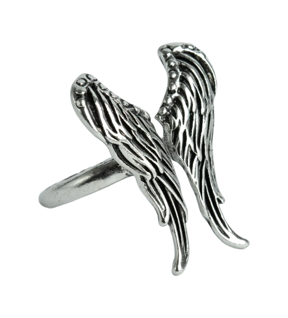 Anillo Plumas de Luz del Guardián Celestial, fotografía del catálogo Draco